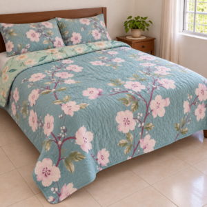 Colcha Queen Doble Vista