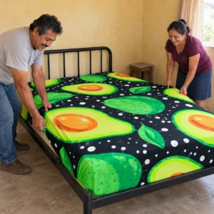 Sábana Cajonera Matrimonial — Aguacates