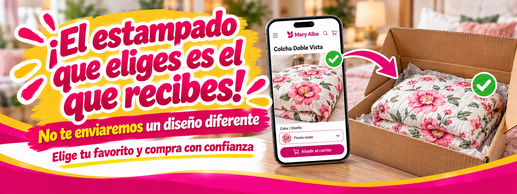 El estampado que eliges es el que recibes
