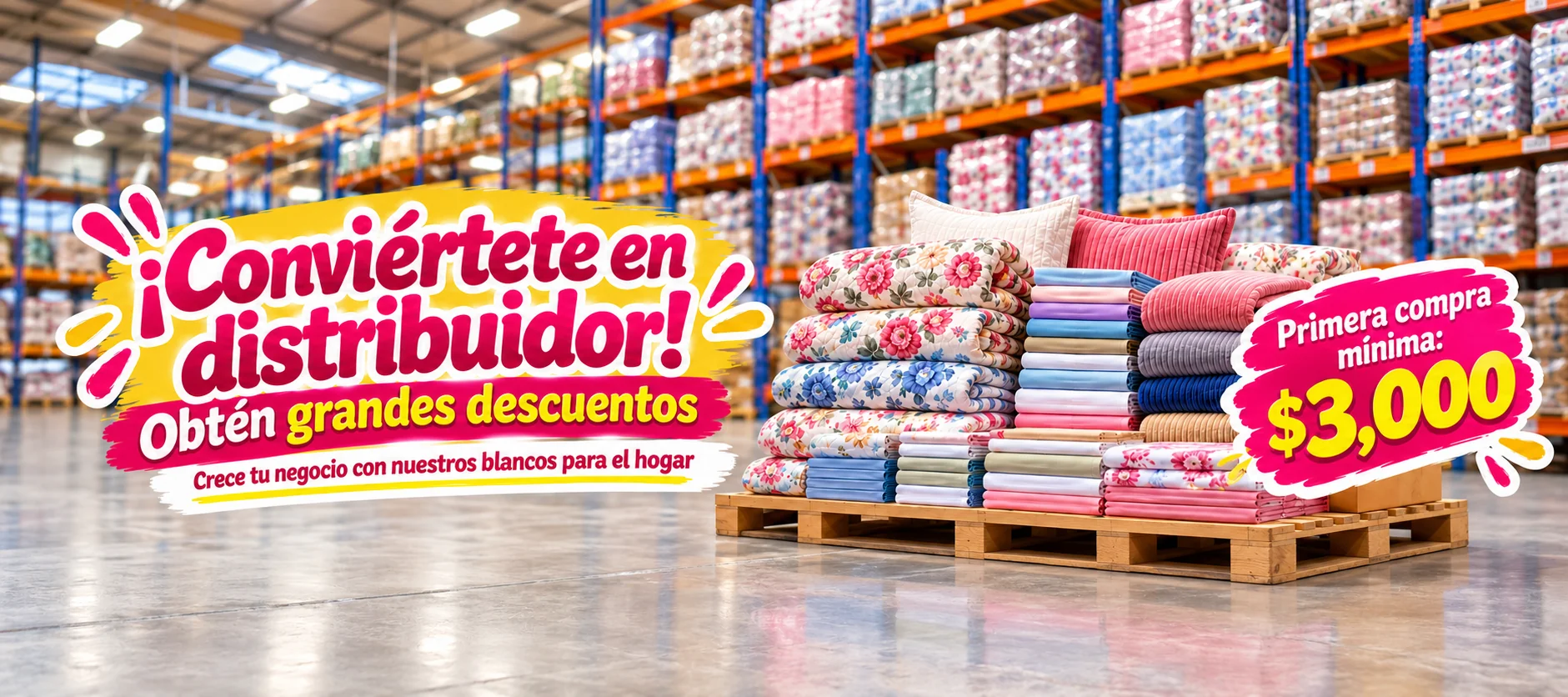 Conviértete en distribuidor